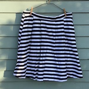 ModCloth Black & White Striped Full Skirt US size 2X
